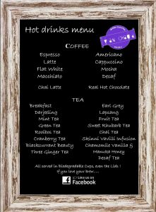 Van Chaud Drinks Menu